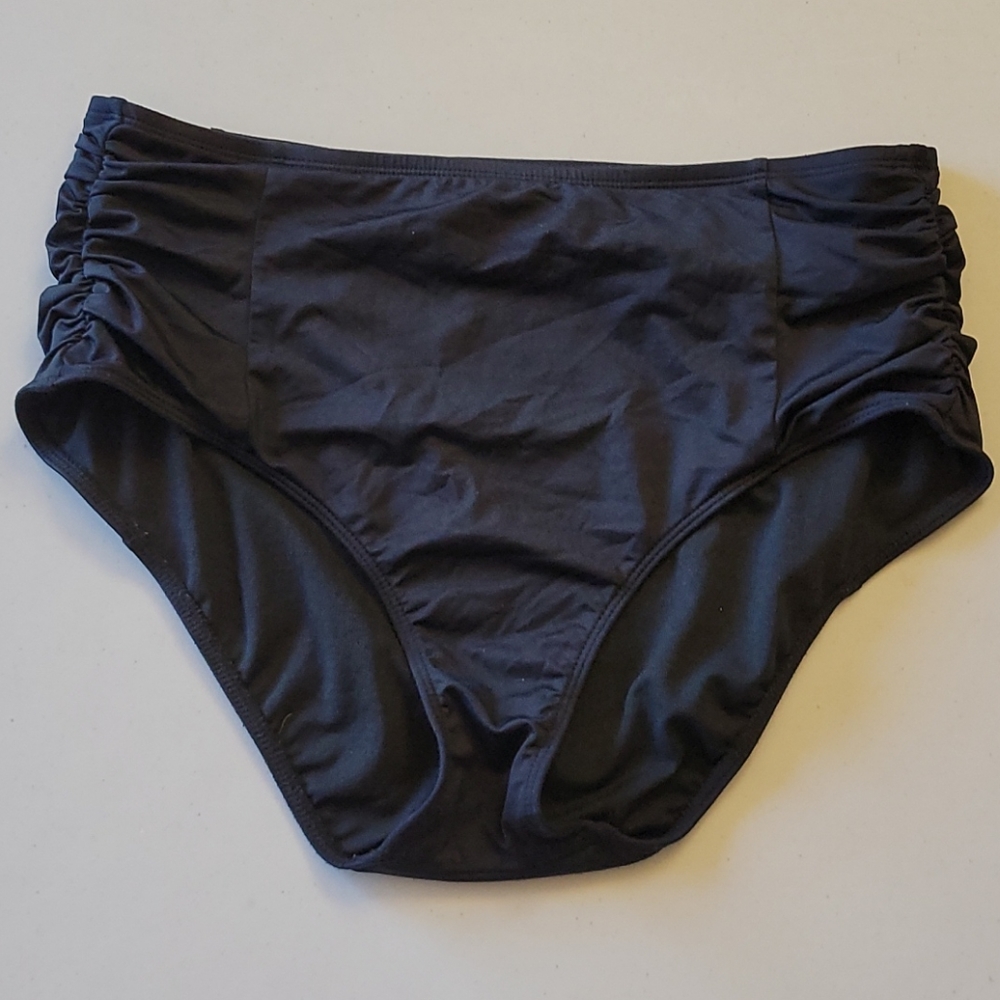 SOLD - Mossimo Black High Waisted Bikini Bottom